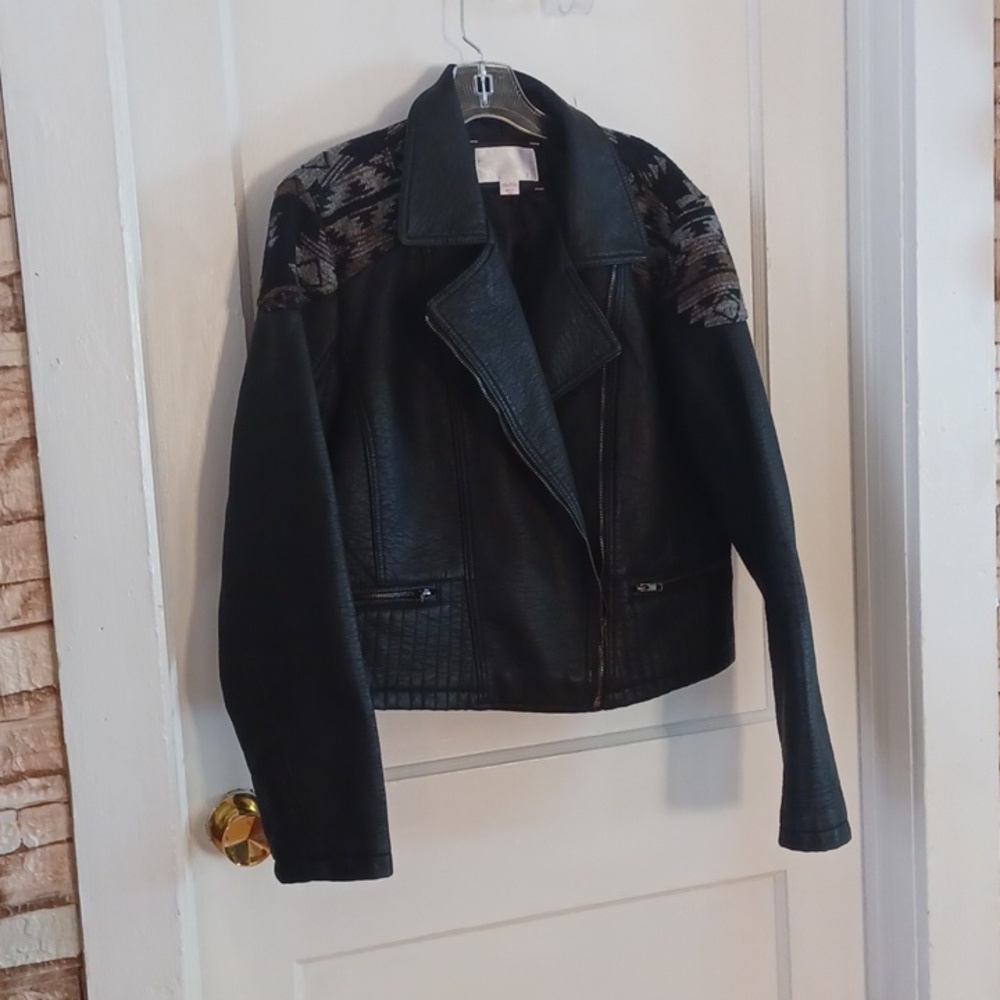 Xhilaration black faux leather  Size XXLARGE
